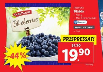 Lidl Blåbär erbjuda