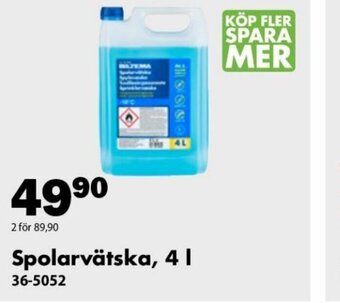 Biltema Spolarvätska, 4 L erbjuda