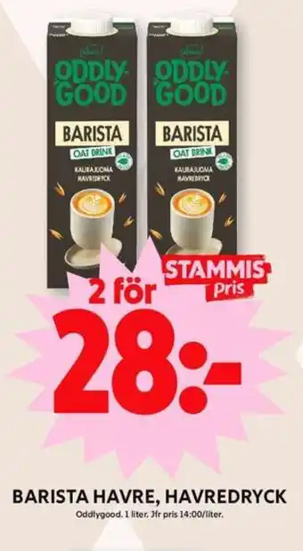 ICA Maxi Valio oddlygood havredryck erbjuda