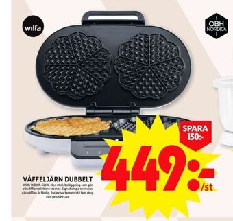 ICA Maxi Wilfa våffeljärn erbjuda