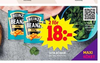 ICA Maxi Heinz bönor erbjuda