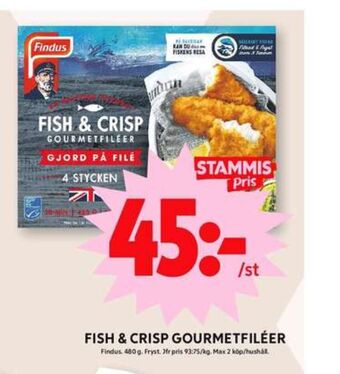 ICA Maxi Fish & crisp fiskpinnar erbjuda