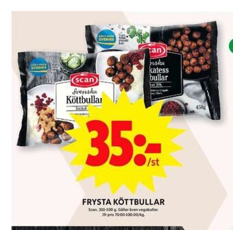 ICA Maxi Scan köttbullar erbjuda
