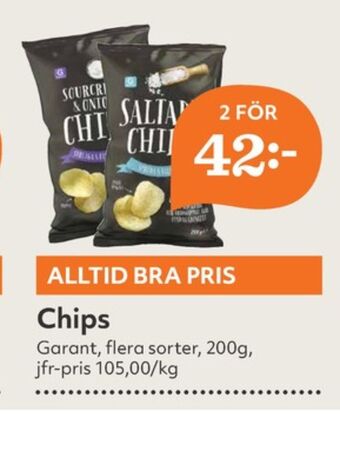 Hemköp Garant chips erbjuda