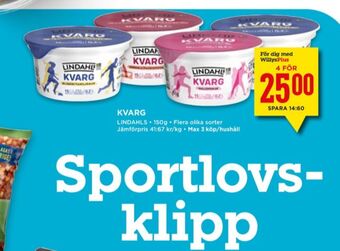 Willys Lindahls kvarg erbjuda