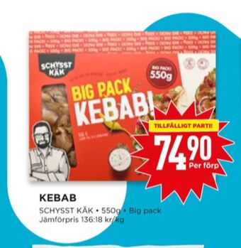 Willys Schysst käk kebab erbjuda