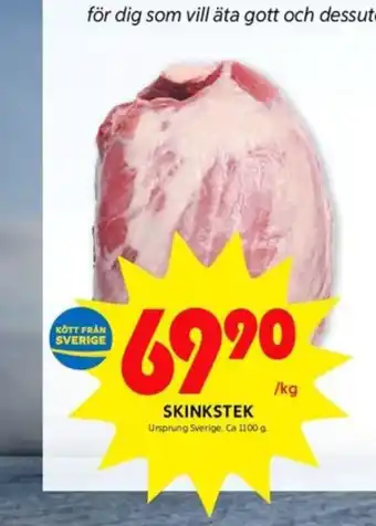 ICA Kvantum Ica skinkstek erbjuda