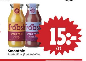 ICA Nära Froosh smoothie erbjuda