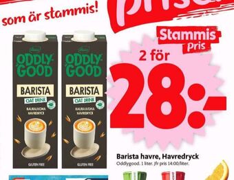 Valio oddlygood barista havredryck