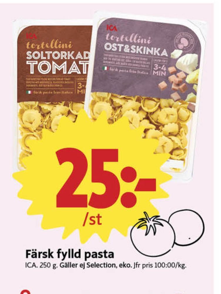 Ica pasta erbjudande hos ICA Nära