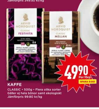 Mellanrost kaffe malet