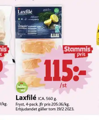 ICA Nära Ica laxfilé erbjuda
