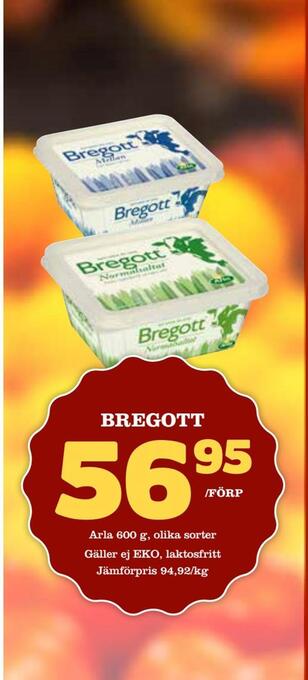 Bonum Matmarknad Bregott erbjuda
