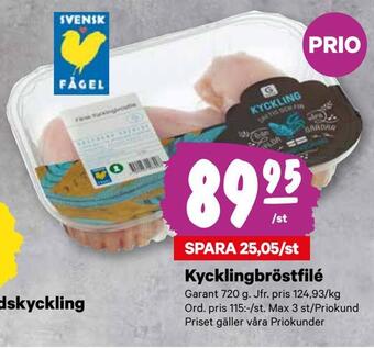 City Gross Kycklingbröstfilé erbjuda