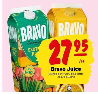 City Gross Bravo juice erbjuda