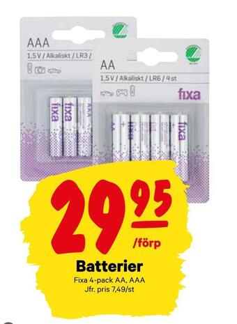 City Gross Batterier erbjuda