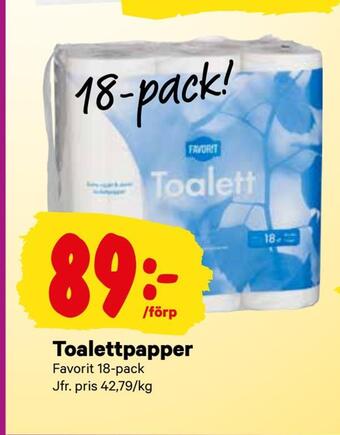 City Gross Toalettpapper erbjuda