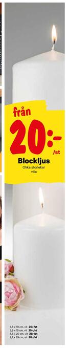 City Gross Blockljus erbjuda