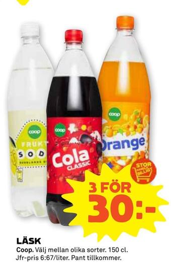 Coop Forum Läsk erbjuda