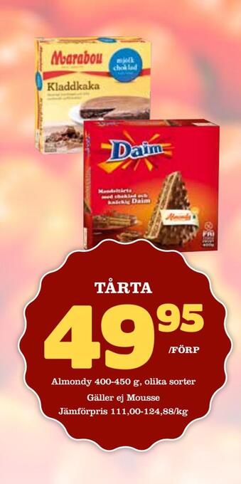 Din Mat Tårta erbjuda