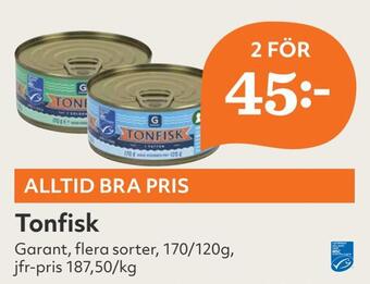 Hemköp Tonfisk erbjuda