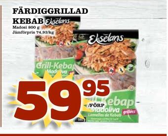 Matvärlden Tensta Färdiggrillad kebab erbjuda