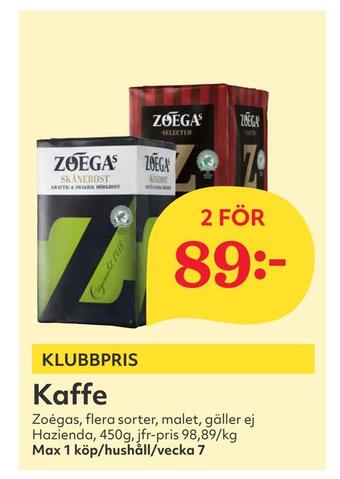 Hemköp Kaffe erbjuda