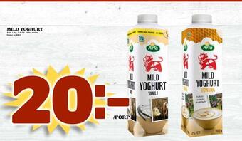Din Mat Mild yoghurt erbjuda