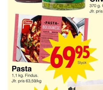 Matöppet Pasta erbjuda
