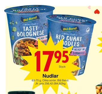 Matöppet Nudlar erbjuda