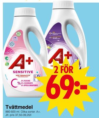 Matöppet Tvättmedel erbjuda
