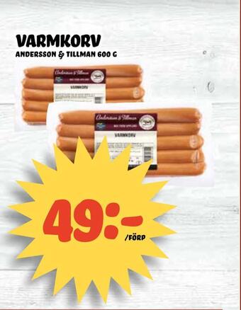 Nelins Varmkorv erbjuda