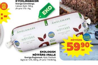 Stora Coop Ekologisk nötfärs i rulle erbjuda