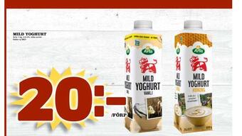 Supergrossen Mild yoghurt erbjuda