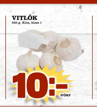Supergrossen Vitlök erbjuda