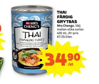 Stora Coop Thai färdig grytbas erbjuda