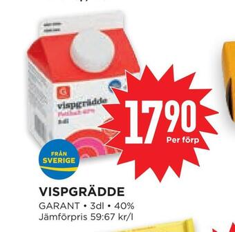 Willys Hemma Vispgrädde erbjuda