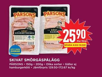 Willys Hemma Skivat smörgåspålägg erbjuda