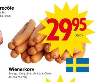 Matöppet Wienerkorv erbjuda