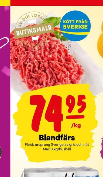 City Gross Blandfärs erbjuda