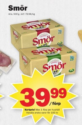 Pekås Svenskt smör erbjuda