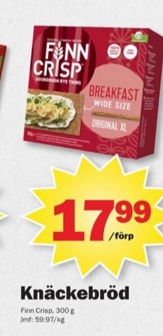 Pekås Finn crisp knäckebröd erbjuda