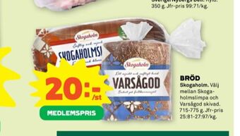 Stora Coop Skogaholmslimpa erbjuda