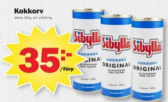 Pekås Sibylla kokkorv erbjuda