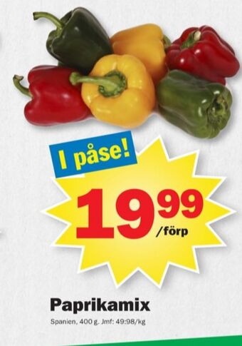 Pekås Bens original paprika erbjuda