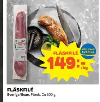 Coop Scan piggham fläskfilé erbjuda