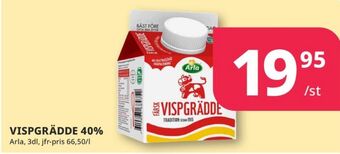 Tempo Arla vispgrädde erbjuda