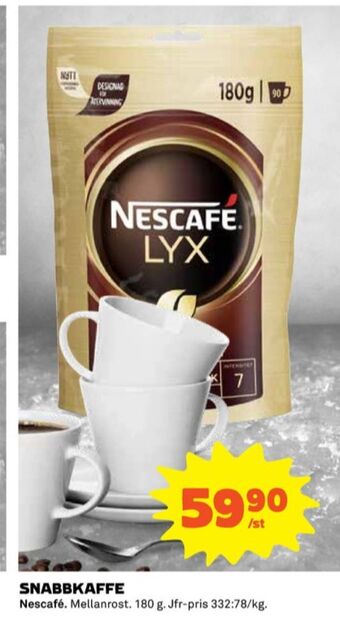 Nescafé lyx instant kaffe