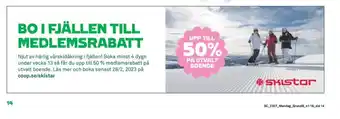 Stora Coop Skistar erbjuda