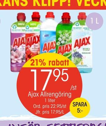 EKO Ajax allrengöring erbjuda